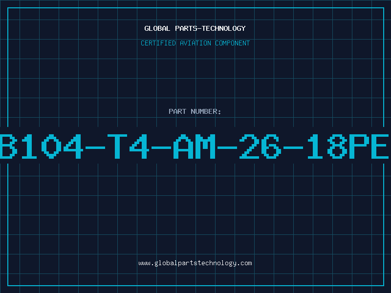 Aviation Part SB104-T4-AM-26-18PE0
