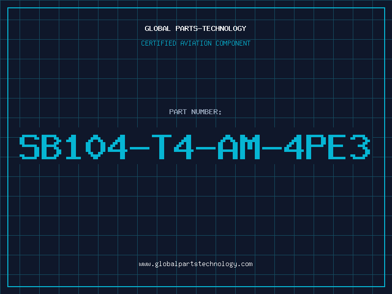 Aviation Part SB104-T4-AM-4PE3