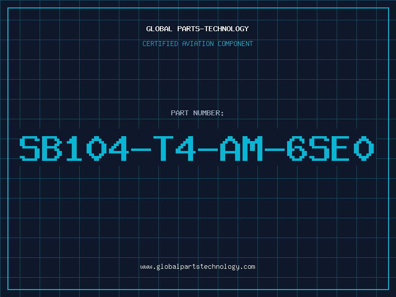 Aviation Part SB104-T4-AM-6SE0
