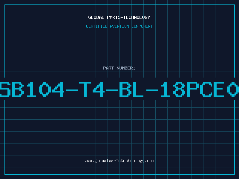 Aviation Part SB104-T4-BL-18PCE0
