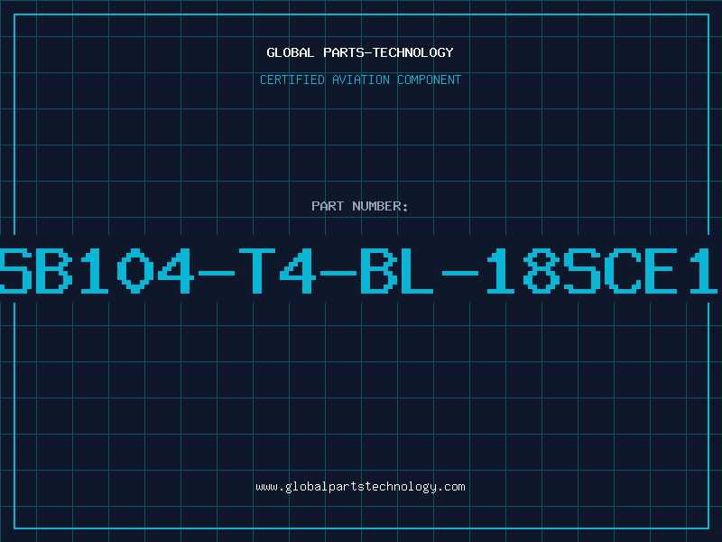 Aviation Part SB104-T4-BL-18SCE1
