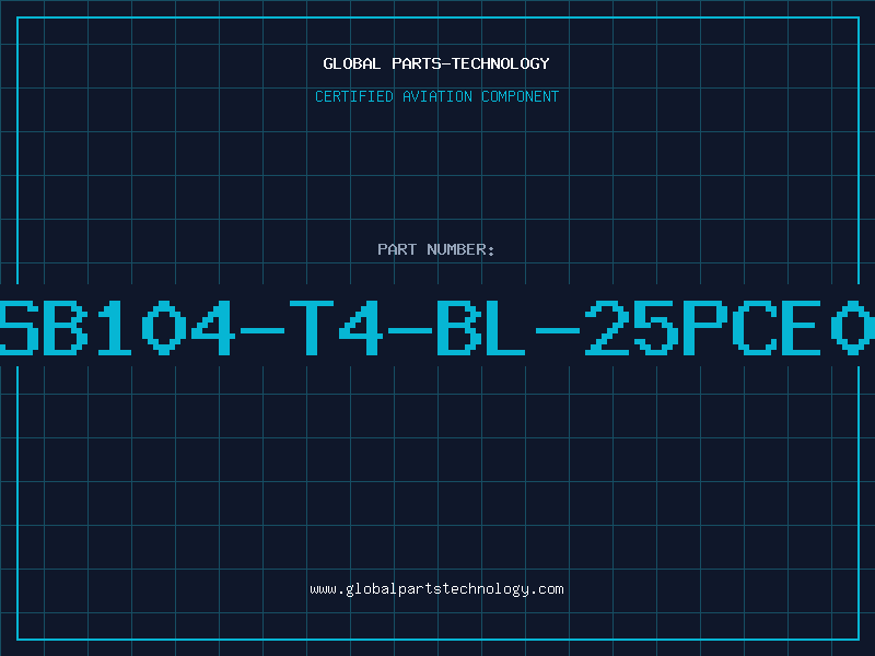 Aviation Part SB104-T4-BL-25PCE0