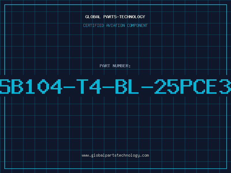 Aviation Part SB104-T4-BL-25PCE3