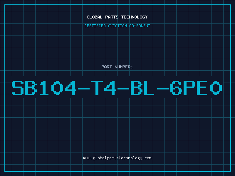 Aviation Part SB104-T4-BL-6PE0