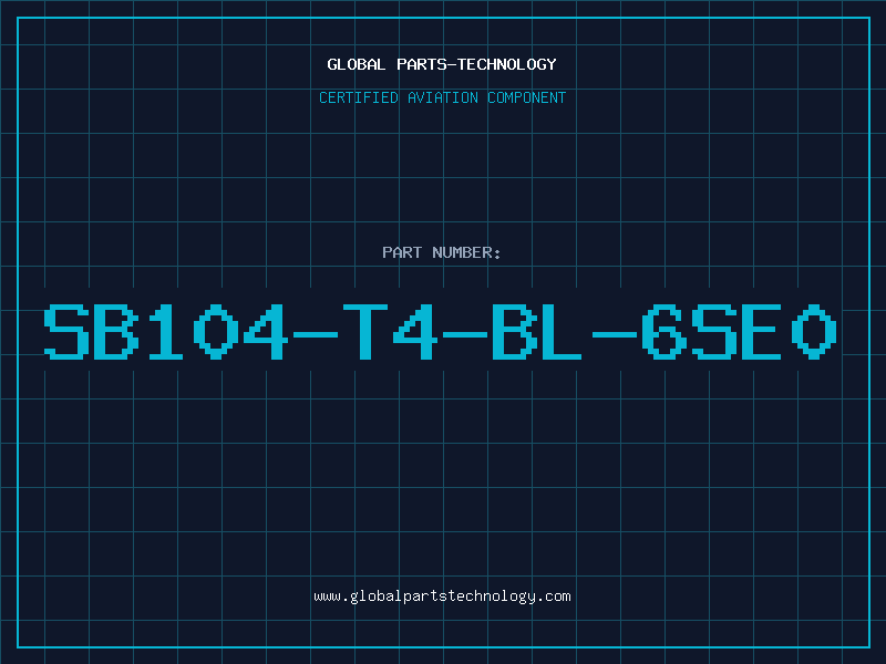 Aviation Part SB104-T4-BL-6SE0