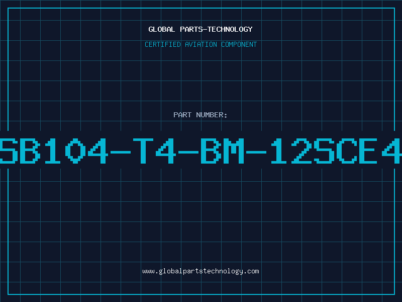 Aviation Part SB104-T4-BM-12SCE4