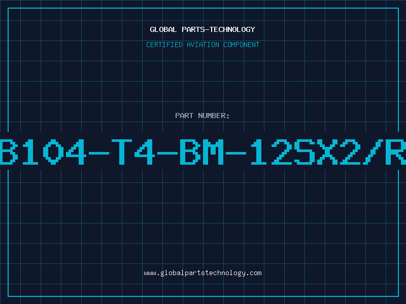 Aviation Part SB104-T4-BM-12SX2/RF
