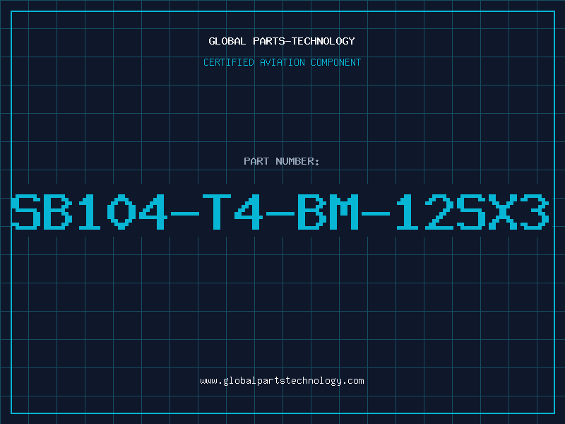 Aviation Part SB104-T4-BM-12SX3