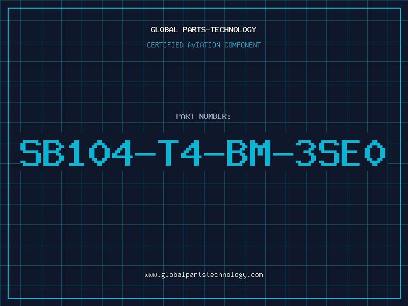 Aviation Part SB104-T4-BM-3SE0