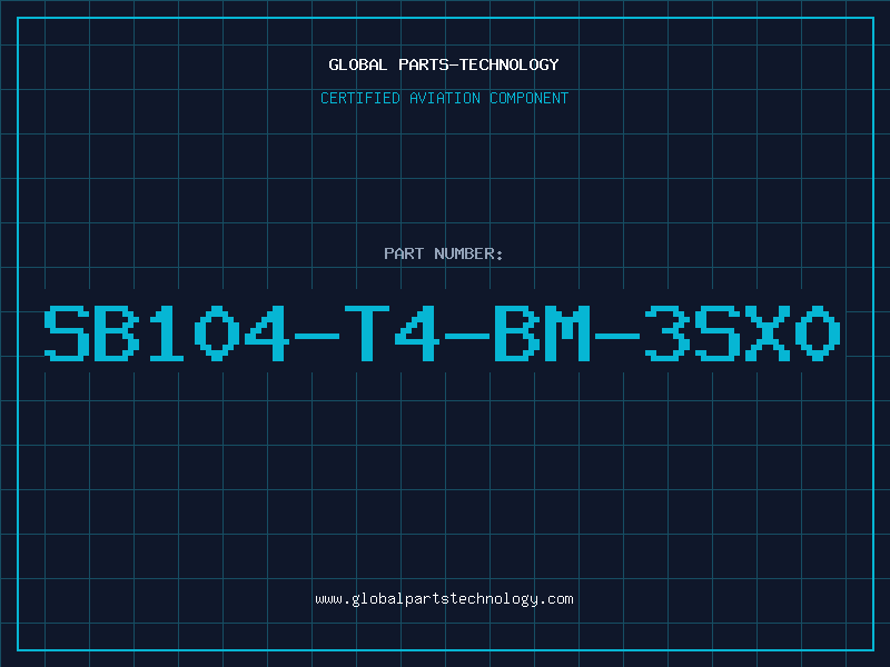 Aviation Part SB104-T4-BM-3SX0