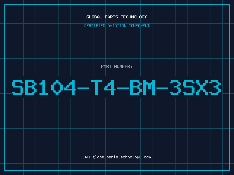 Aviation Part SB104-T4-BM-3SX3