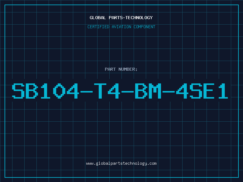 Aviation Part SB104-T4-BM-4SE1