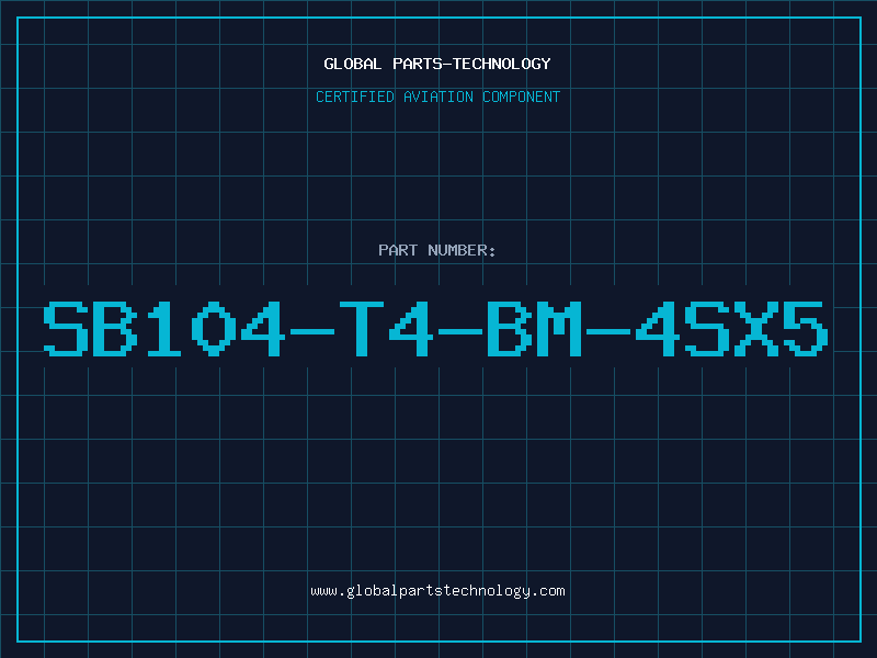 Aviation Part SB104-T4-BM-4SX5