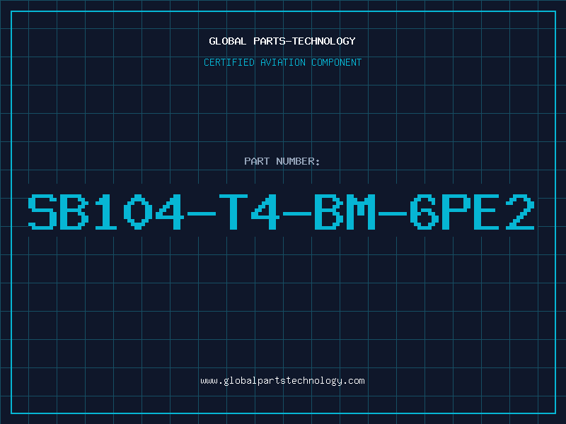 Aviation Part SB104-T4-BM-6PE2