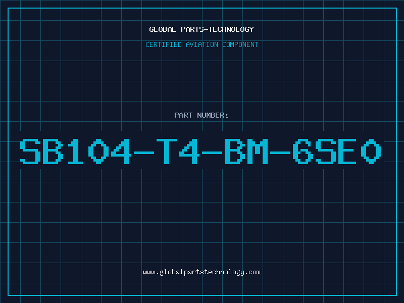 Aviation Part SB104-T4-BM-6SE0