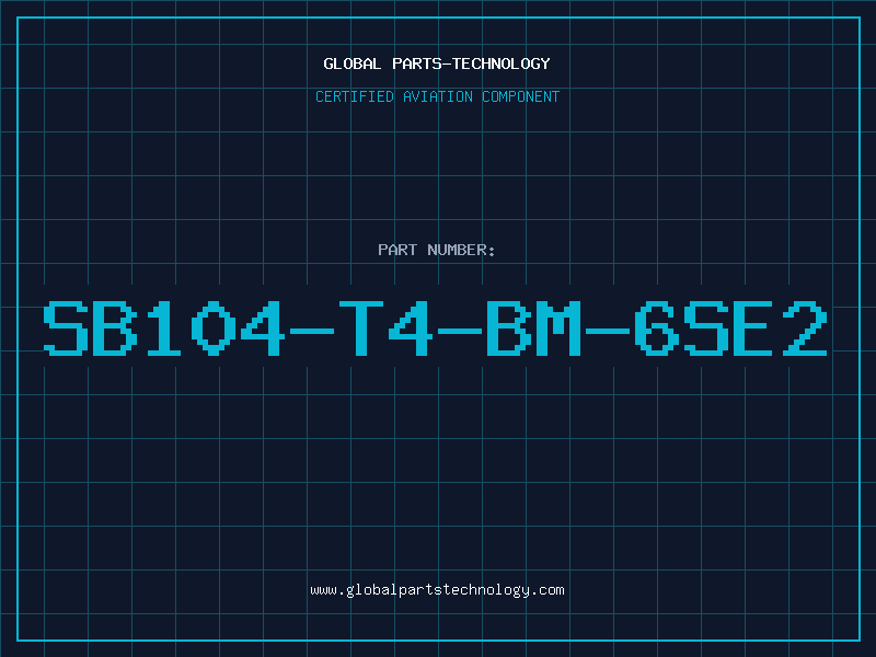 Aviation Part SB104-T4-BM-6SE2