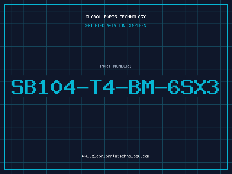 Aviation Part SB104-T4-BM-6SX3