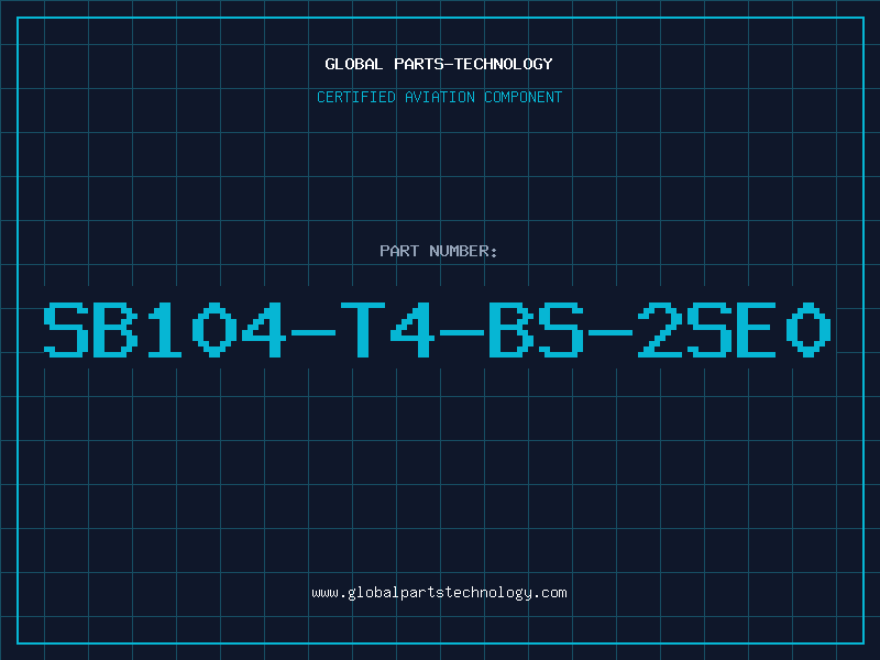 Aviation Part SB104-T4-BS-2SE0