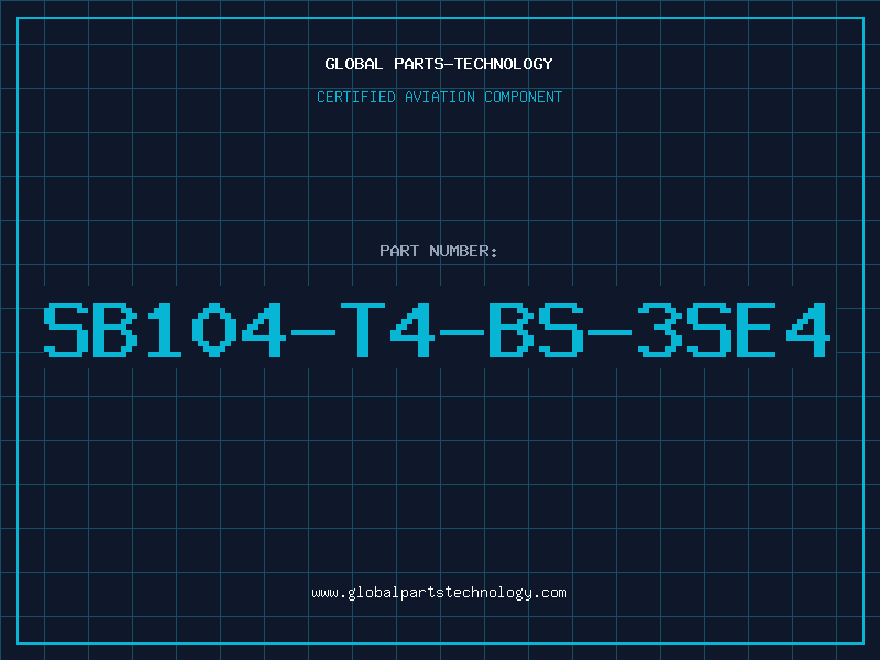 Aviation Part SB104-T4-BS-3SE4