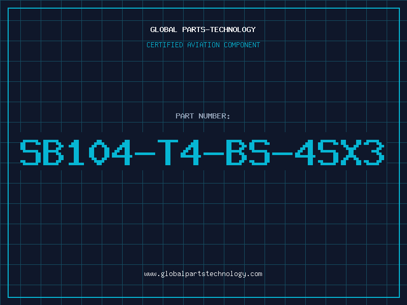 Aviation Part SB104-T4-BS-4SX3