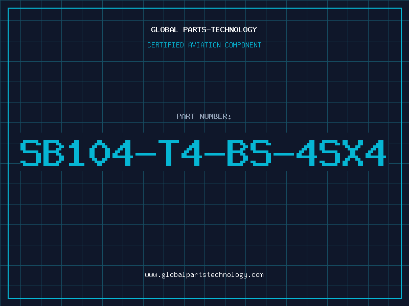 Aviation Part SB104-T4-BS-4SX4