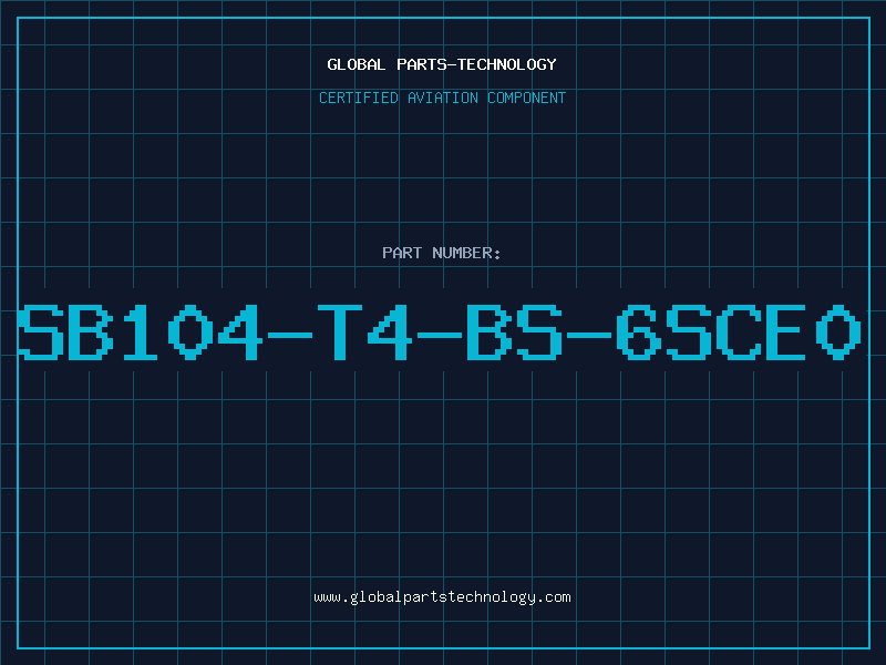 Aviation Part SB104-T4-BS-6SCE0