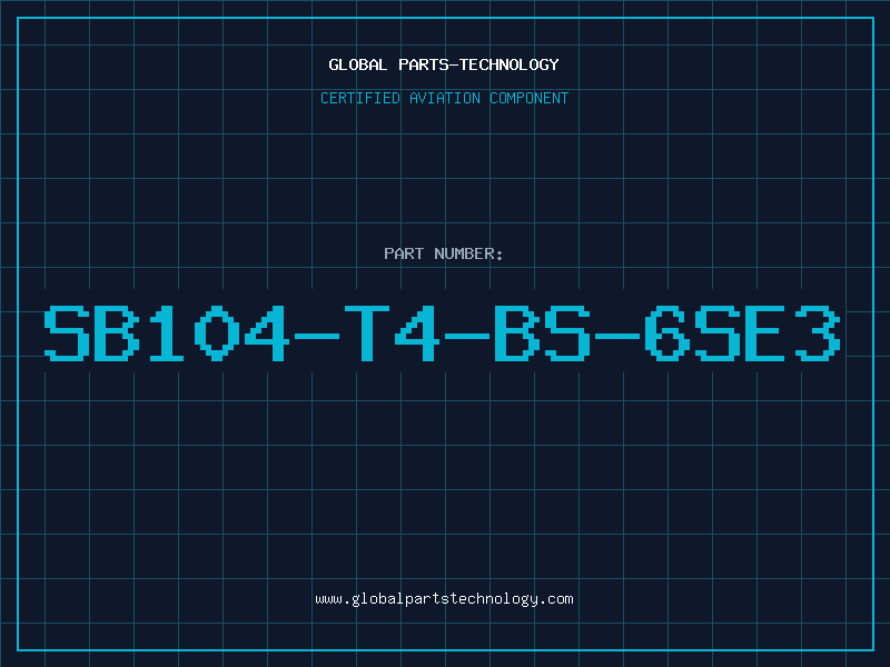 Aviation Part SB104-T4-BS-6SE3