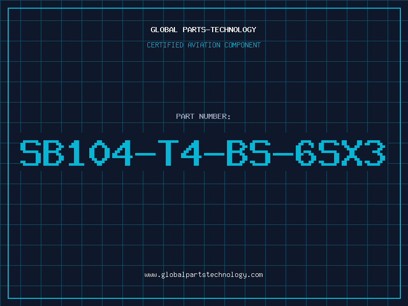Aviation Part SB104-T4-BS-6SX3