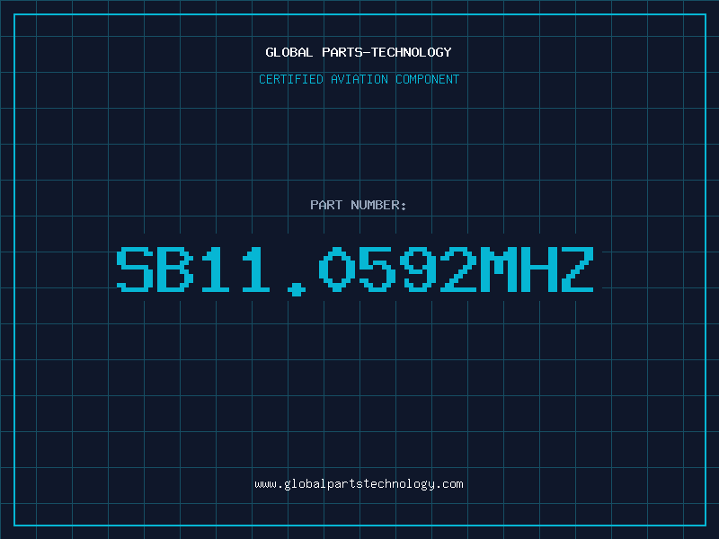 Aviation Part SB11.0592MHZ