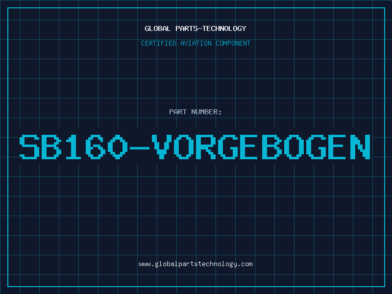 Aviation Part SB160-VORGEBOGEN