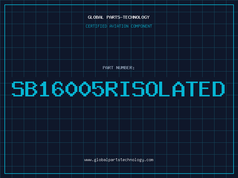 Aviation Part SB16005RISOLATED