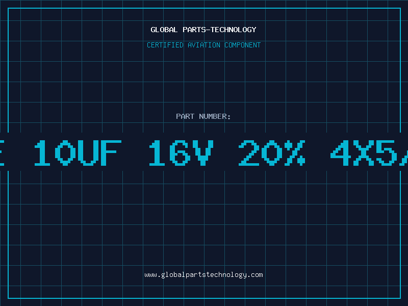 Aviation Part SE 10uF 16V 20% 4X5/1