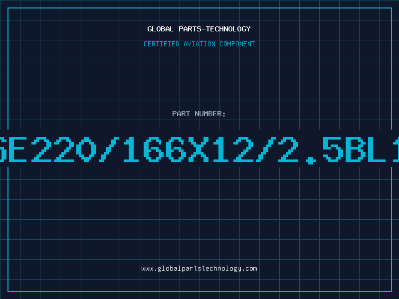 Aviation Part SE220/166x12/2.5BL1