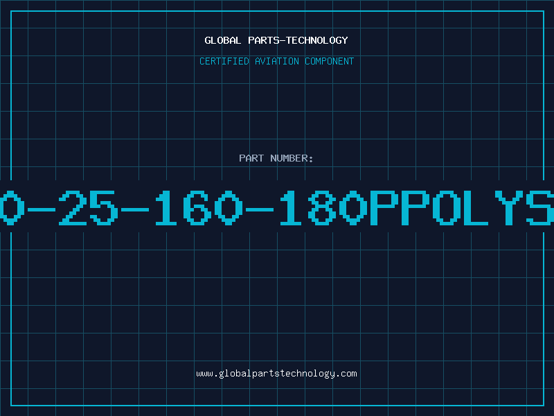 Aviation Part SFA180-25-160-180PPOLYSTRENE