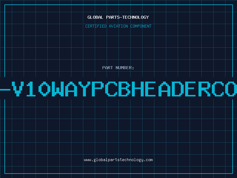 Aviation Part SL10-CL-V10WAYPCBHEADERCONNECTOR