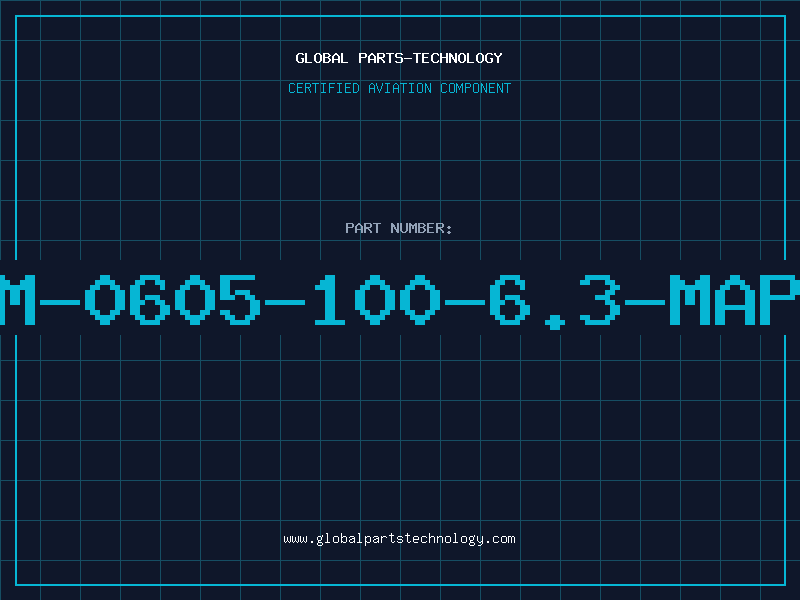 Aviation Part SM-0605-100-6.3-MAPS