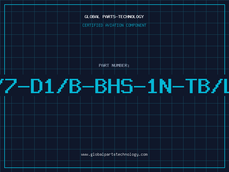 Aviation Part SM03/7-D1/B-BHS-1N-TB/LF/SN