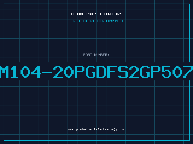 Aviation Part SM104-20PGDFS2GP5077