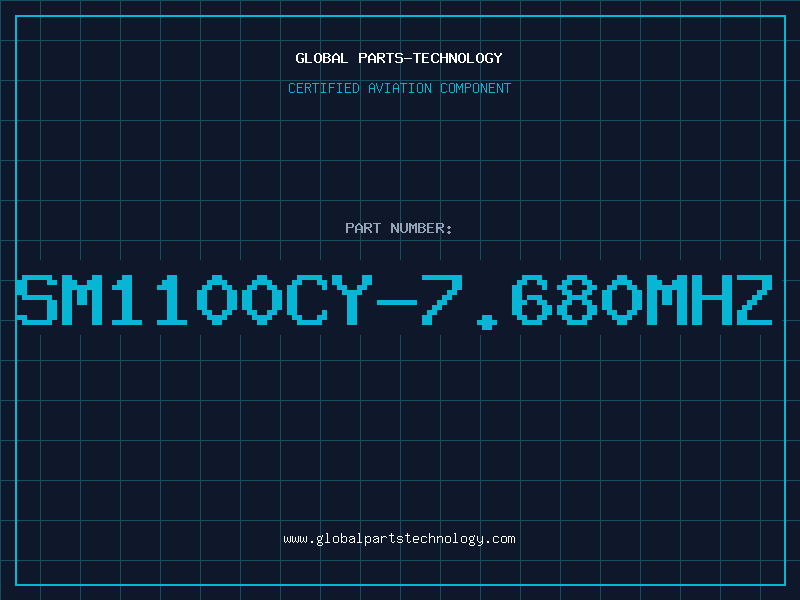 Aviation Part SM1100CY-7.680MHZ