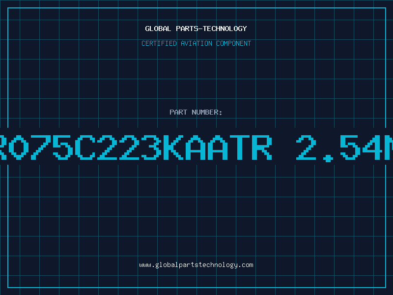 Aviation Part SR075C223KAATR 2.54MM