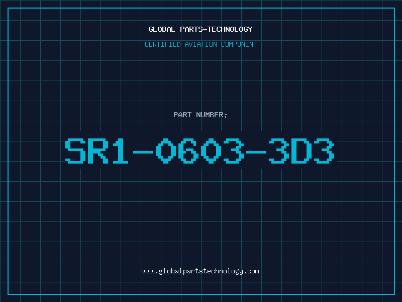 Aviation Part SR1-0603-3D3