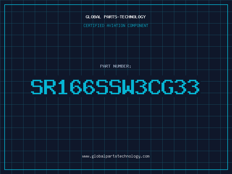 Aviation Part SR166SSW3CG33