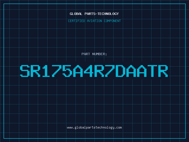 Aviation Part SR175A4R7DAATR
