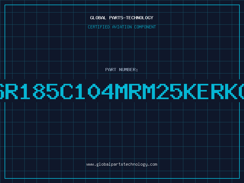 Aviation Part SR185C104MRM25KERKO