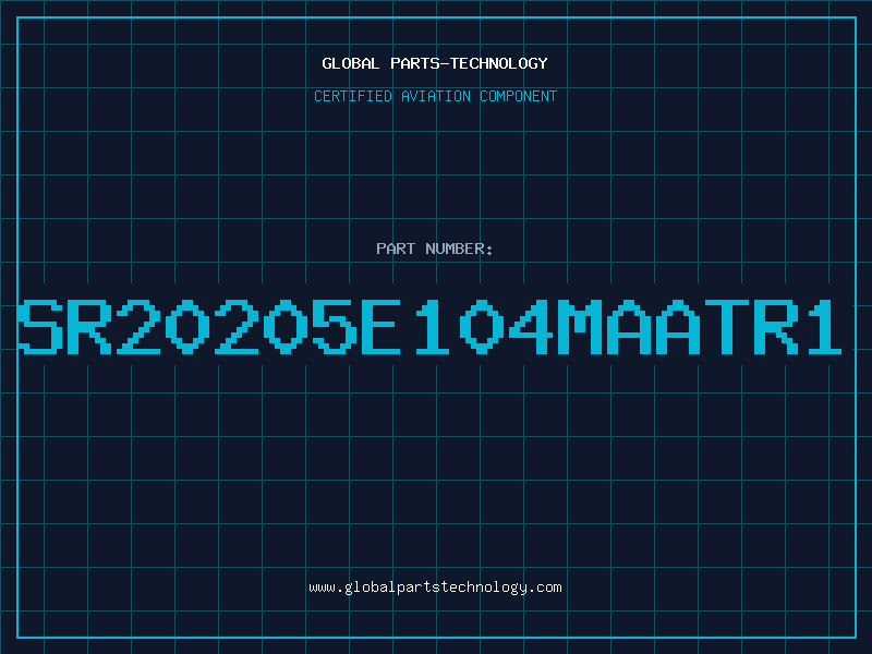 Aviation Part SR20205E104MAATR1