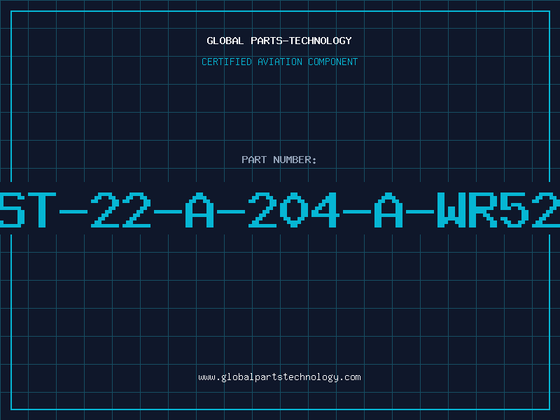 Aviation Part ST-22-A-204-A-WR52