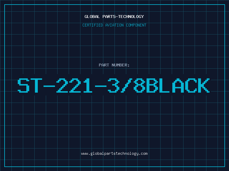 Aviation Part ST-221-3/8BLACK