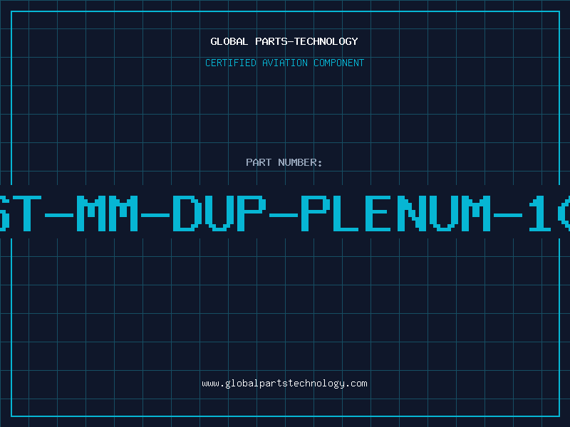 Aviation Part ST-ST-MM-DUP-PLENUM-100FT