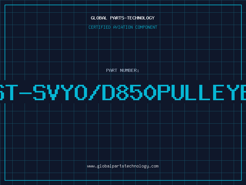 Aviation Part ST-SVYO/D850PULLEYE