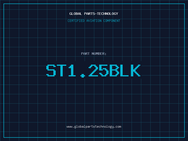 Aviation Part ST1.25BLK